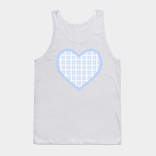 Blue Cottage Heart Tank Top by Smilla